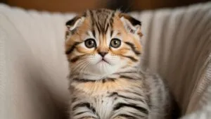 Scottish Fold Kitten Adorable