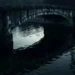 Shadow Crossing Old Bridge