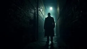 Shadow of a Man in the Alley