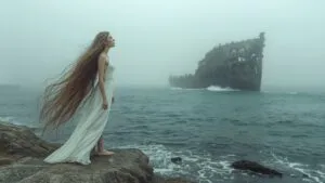 Siren Singing Rocky Coast Shipwreck
