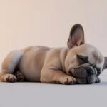 Sleeping French Bulldog Minimalist