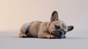 Sleeping French Bulldog Minimalist