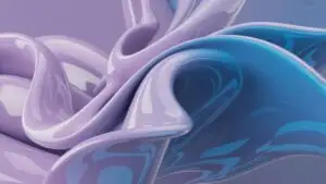 Soft Lavender Mist Blending Into Blue Tones