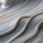 Soft Marble Texture With Fluid White Veins