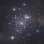 Star Cluster in Deep Black Space