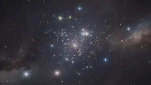 Star Cluster in Deep Black Space