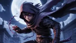 Stealth Shadow Magic Anime Assassin Boy