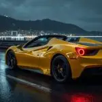 Stunning Yellow Ferrari 488 Spider Convertible