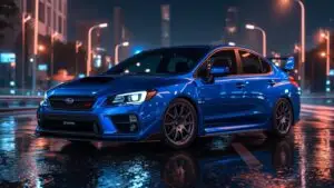 Subaru WRX STI Blue Rally Spirit