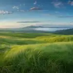 Summer Solstice Countryside View