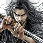 Swordsman Drawing Katana Intense Stand-off
