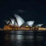 Sydney Opera House Night Lights