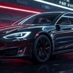 Tesla Model S Plaid Futuristic Clean Shot