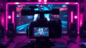 Twitch Streamer Camera Overlay Lights