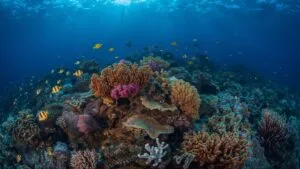 Underwater Coral Reef Tropical Fish Vivid