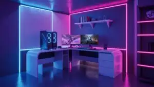 Valorant Agent Neon Room Setup