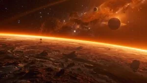 Venus Planet Surface Orange Atmosphere