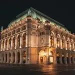 Vienna Opera House Night Scene