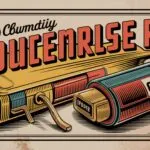 Vintage Advertisement Poster Hand Drawn Illustration