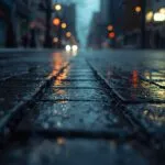 Wet Pavement After the Storm