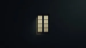 Window Light on Dark Wall