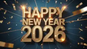 Aesthetic New Year 2026 Gold