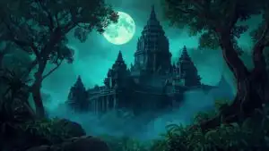 Ancient Temple Hidden in Jungle Mist