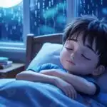 Anime Boy Sleeping Peacefully