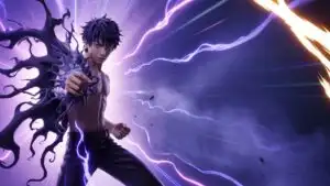 Anime Boy With Shadow Magic