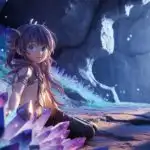 Anime Crystal Cave Scene