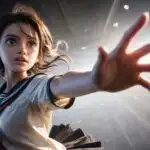 Anime Girl Reaching Out Hand