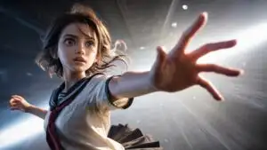 Anime Girl Reaching Out Hand