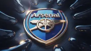 Arsenal FC Golden Cannon Badge