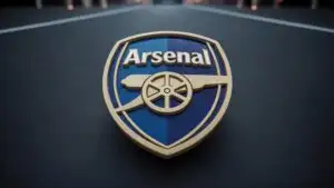 Arsenal Gunners Shield Metallic Emblem