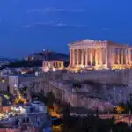 Athens Acropolis Sunny View