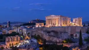 Athens Acropolis Sunny View