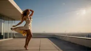 Beyoncé Dancing on Rooftop