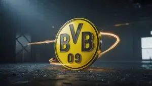 Borussia Dortmund BVB Crest 3D