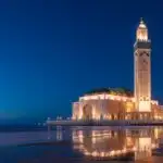Casablanca Hassan II Mosque Ocean