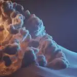 Cosmic Dust Field With Scattered Light Particles