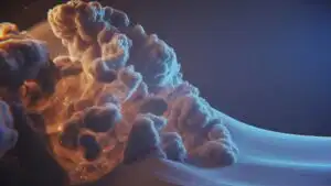 Cosmic Dust Field With Scattered Light Particles