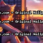 Cute Catgirl Relaxing On Rooftop