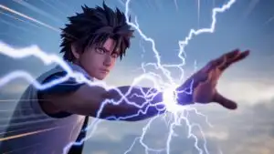 Electric Sorcerer Anime Boy Channeling Storm