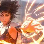 Fantasy Fire Sorceress Summoning Intense Flames