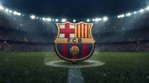 FC Barcelona Dark Mode Elegant Logo