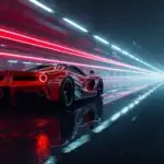 Ferrari LaFerrari Aperta Hybrid Hypercar Rear View