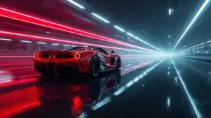 Ferrari LaFerrari Aperta Hybrid Hypercar Rear View