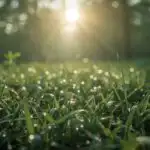 Forest Clearing With Soft Morning Dew