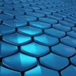 Geometric Scale Fish Pattern Texture Blue