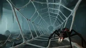 Giant Spider Web Tunnel Trap